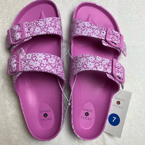Shade & Shore Pink sandals size 7 - Picture 3 of 5